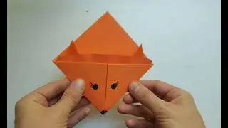 DIY Fox Bookmark 🦊. Cute Back to School Craft.