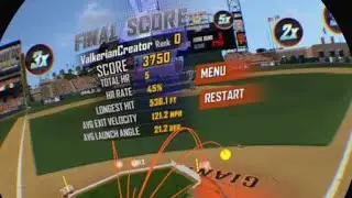 Homerun Derby VR: how to get the +520ft homer