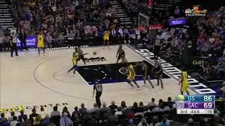 Patrick McCaw scary back  injury during the game warriors vs kings