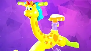 Ride & Learn Giraffe Bike Teaches With Exercise!