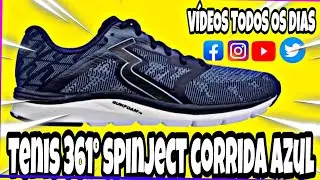 Tenis 361&deg; spinject um t&ecirc;nis fant&aacute;stico pra corrida