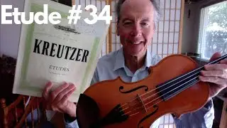 Etude #34 violin by Rodolphe Kreutzer (1766-1831)
