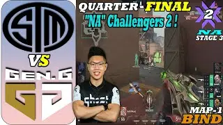 GenG vs TSM || MAP 1 BIND ||  VCT Stage 3: NA - Challengers 2 - Week 2 Main Event - Day 1