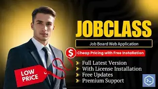 [Latest Version] JobClass - Job Board Web Application (In Cheap Price)