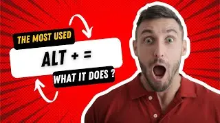 Unlock Efficiency with Excel Shortcut Alt + = | Boost Your Productivity Now!