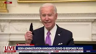 President Biden Signs 10 Executive Orders On Pandemic | NewsNOW from FOX