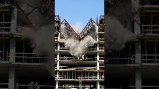 Building Collapse Caught on Camera! 😱🚧