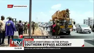 Fuel tanker overturned and burst into flames along Southern Bypass