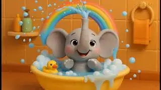 Baby Elephant&rsquo;s Bath Time Song 🐘💦 | Splash, Wash & Learn Clean Habits with SansKidds!
