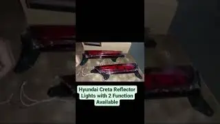 Hyundai Creta Reflector Lights with two Functions Available. #shorts #youtube #youtubeshorts #cars