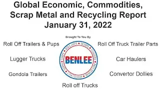 Scrap Metal, Recycling, Global Economic and Commodities Report 1/31/22