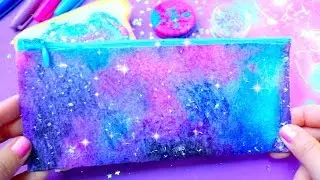 DIY Galaxy Pencil Case  | Easy & Cute School Supplies