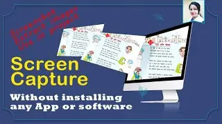 Screen Capture without installing any app or software in Hindi | Screenshot for any computer