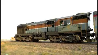 Fast Diesel Train Speeding on Curve | Shatabdi Express | Indian Railways