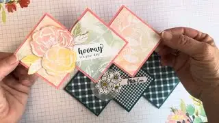 Easy Fun Fold Card With Irresistible Blooms! Fun Friday @KateBolt