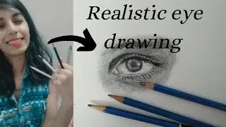 How I draw realistic eyes!! Easy realistic eye drawing tutorial