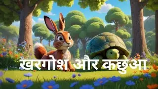 खरगोश और कछुआ | Rabbit And Tortoise Race | Rabbit and Tortoise 3D Hindi Stories for Kids