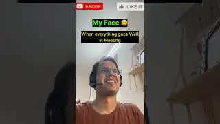 My Face when everything goes well in office Meetings #office #meetings #automatewithamit #coding