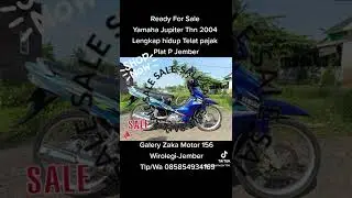 Ready For Sale, Yamaha Jupiter Z Thn 2004, Lengkap Hidup telat pajak 2x plat P Jember