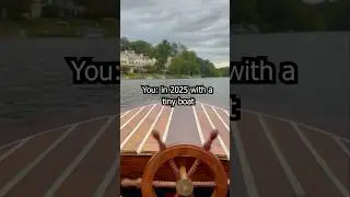 YOU: IN 2025 WITH A TINY BOAT #boating #boat #woodworking #boatbuilding #DIYboat #boatplans  #build