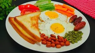 Healthy Breakfast Plate! It's So Delicious! Easy Recipes To Make At Home! Breakfast Recipes