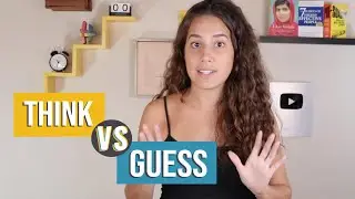 THINK vs GUESS | #InglesdaLuiza