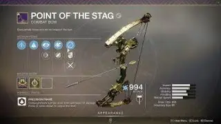 Destiny 2 - Iron Banner &ndash; Cast Iron (emblem) &ndash; Point of the Stag (bow) - Titan Armor