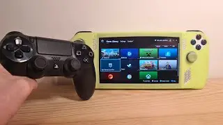 Как подключить контроллер PS4 к Rog Ally