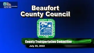 Beaufort County Northern Regional Plan Implementation Committee