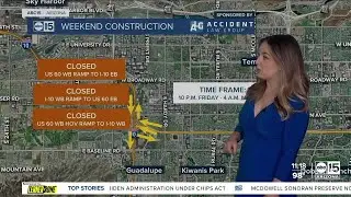Weekend Valley traffic report for July 26-28
