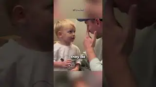 Boy's first ever reaction of trick or treating  😂