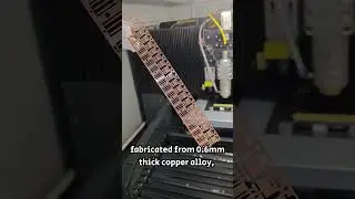 Etched lead frame for semiconductor die attach & interconnect#precisioncutting #lasercutting #laser