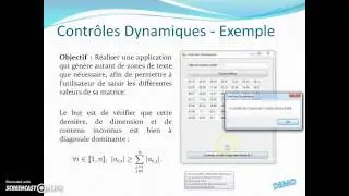CM Programmation Objet - Contrôles dynamiques