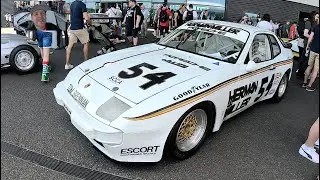 Porsche 944 SCCA sport racing car Coupe Youngtimer 861kg auto 1985 walkaround and interior V1793