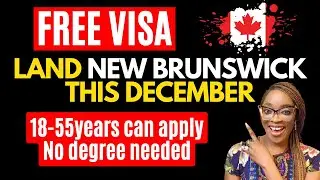 NEW!!! Free CANADA Work Permit: Best Relocatio Visa | No Degree Needed