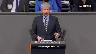 Steffen Bilger (CDU) zum Etat des Bundesumweltministeriums