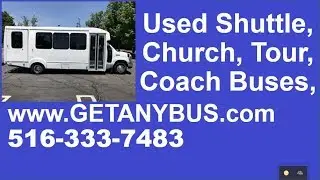 Used Shuttle Bus For Sale | Call 516-333-7483 | 2009 Ford E450 Super Duty Wheelchair Shuttle Bus
