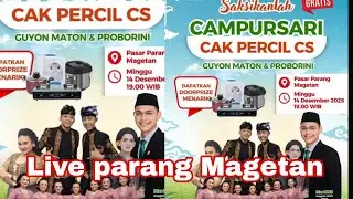 LIVE CAK PERCIL GUYON MATON PARANG MAGETAN