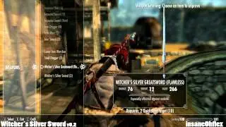 Skyrim Mod: The Witcher's Silver Sword
