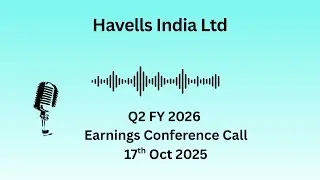 Havells India Ltd Q2 FY 2026 Earnings Conference Call