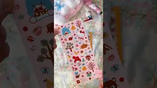 ASMR unboxing | stationery haul #asmr #journaling #journal #haul #unboxing #다꾸 #stationery #sticker