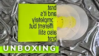 Charli XCX - Brat and its completely different but also still brat (3X milky clear vinyl) | UNBOXING