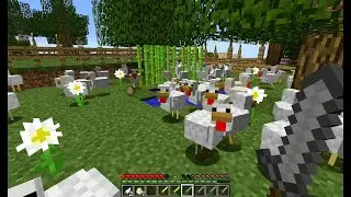Triple Threat Challenge! Episode 7 Vanilla (Chicken Kill, Chicken Spawn, Iron Collecting)