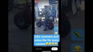 Man flips his mini bike 😂 #bikelife #ukbikelife #bikesbringbonds #viral #explore #jokes #funny