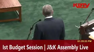 Ist Budget Session | J&K Assembly | Live