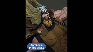 How to Paint Blond Hair - Thor // Paint Miniatures #shorts @Zwo&Company