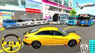 New Golden Elantra N & All Cars For Parking 🅿️ - 3D Driving Class 2025 - Best Android iOS Gameplay 🎮