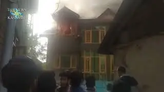 4 residential houses damaged in fire at Brane Nishat Srinagar
