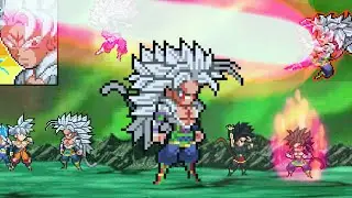 PACK DE SPRITES DE GOKU AF SSJ 5 {Sprite animation} 🐉