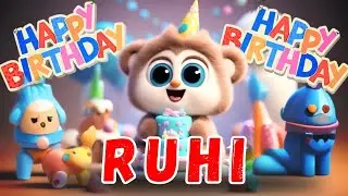 Happy Birthday ruhi ❤️😘🎇🎊🎉 Song | Birthday songs | #birthday #songs #birthdaysong #ruhi